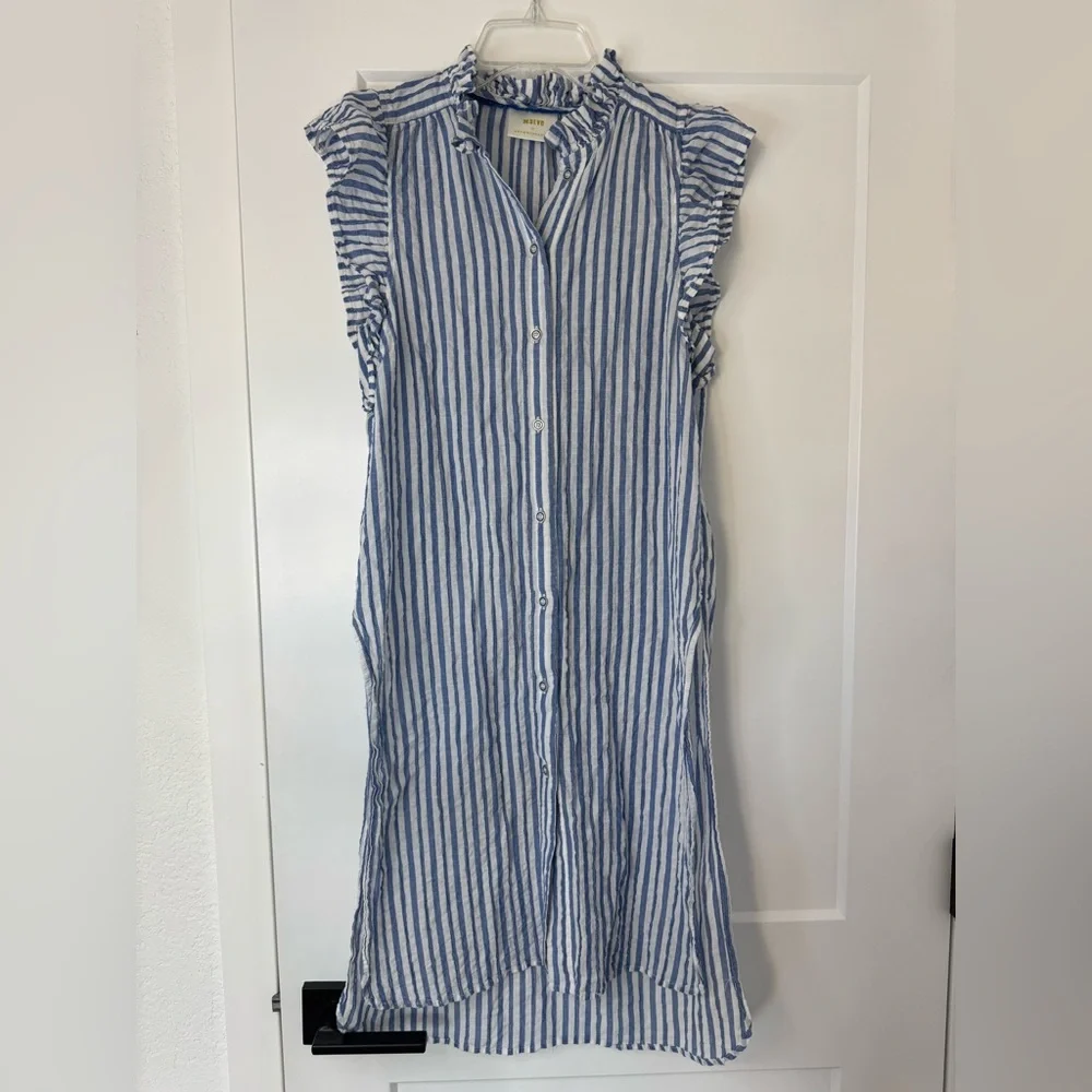 Mauve by Anthropologie Striped Long Tunic - Picture 4 of 8